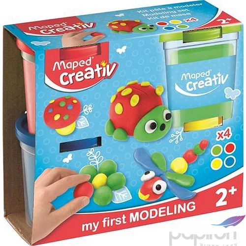 Gyurma készlet Maped Creativ készségfejlesztő készlet 4x120g-os 4db/doboz
