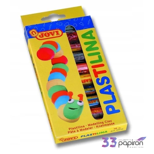 Gyurma PLASTILINA 10x15g, 10 szín