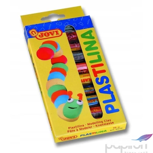 Gyurma PLASTILINA 10x15g, 10 szín