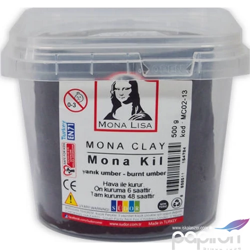 Gyurma Südor 500g Mona Lisa MC02-13 Mona Clay Barna színű 