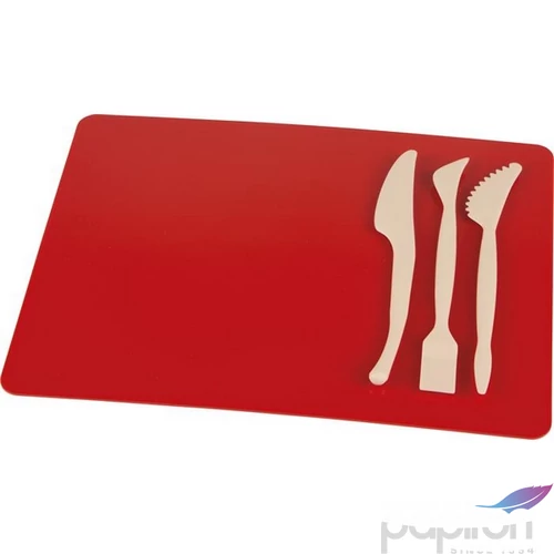 Gyurmaformázó szett PANTAPLAST 210x297mm-es tábla + 3 formázókés Iskolaszerek Panta Plast 0439-0004-99