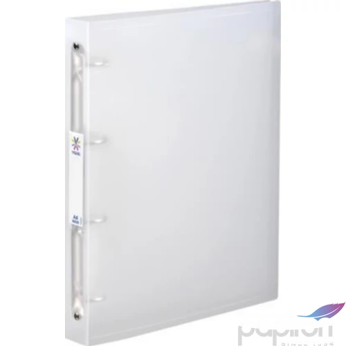 Gyűrűskönyv 4gy Victoria 35mm A4 maxi PP víztiszta Propyglass Iratrendezés Victoria