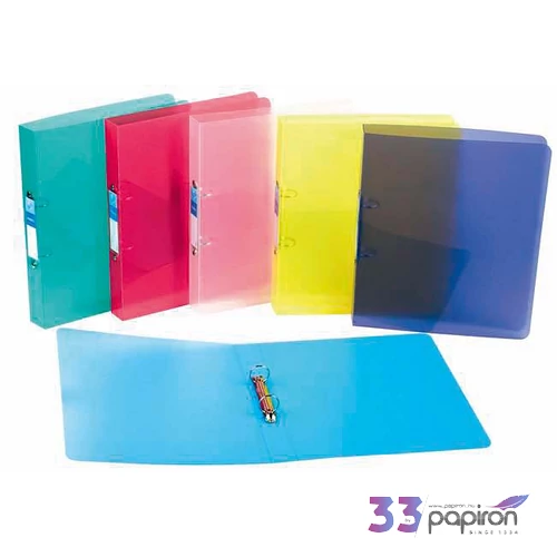 Gyűrűskönyv 2gy VIQUEL Propyglass 40mm A4 maxi PP víztiszta Iratrendezés VIQUEL 061440-05