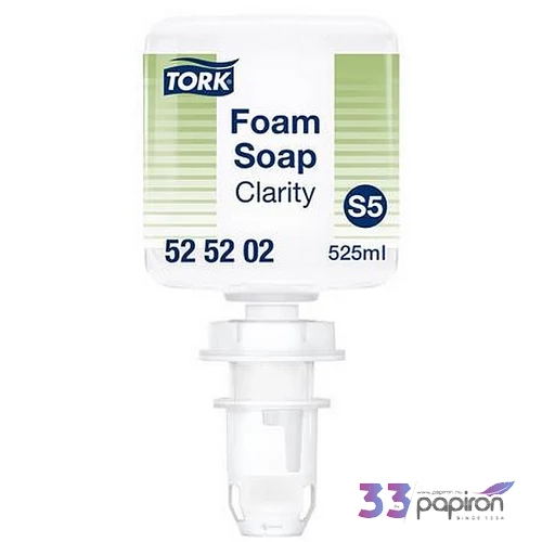 Habszappan 0,525 l S5 rendszer TORK Mini Clarity átlátszó