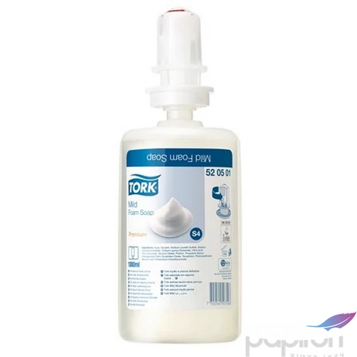 Habszappan Tork 1L Premium fehér kézkímélő,