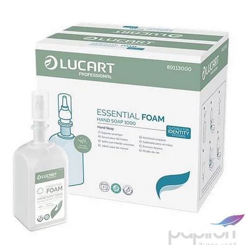 Habszappan utántöltő 1liter LUCART IDENTITY Essential fehér
