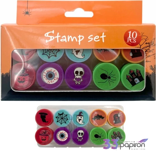 Halloween dekor nyomda 10db/szett kpm25