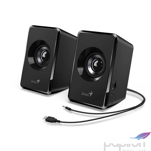 Hangszóró 2.0 3W USB táp GENIUS SP-U125 fekete
