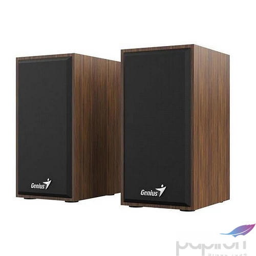 Hangszóró 2.0 6W USB táp fa burkolat GENIUS SP-HF180 barna