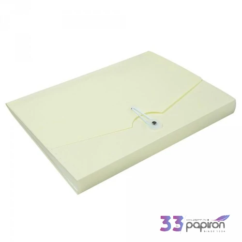 Harmónika mappa EMPEN Owen A/4 12 részes PP pasztell sárga B13E.4374.10