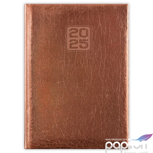 Határidőnapló 2025 Mirror B6 heti bronz Dayliner 2025-ös kollekció