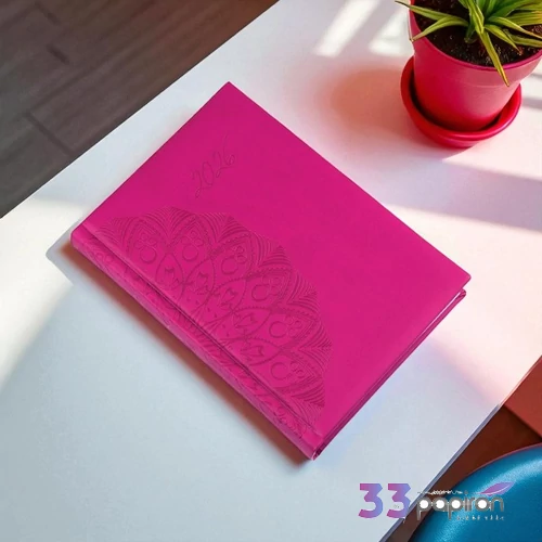 Határidőnapló 2026 Hölgyeknek 5421-28 Librobello pink napi kalendár Realsystem 2026 kollekció!