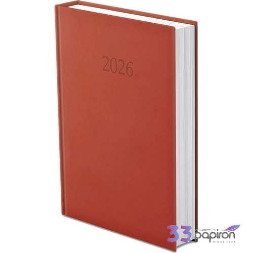 Határidőnapló 2026 Wide W024 A4 Napi Bordó Toptimer 2026 kollekció!