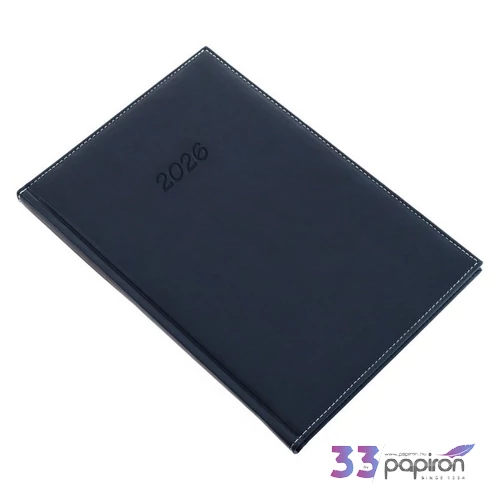 Határidőnapló B/5 2026 heti 5612-14 Bolero kék Realsystem 2026 kollekció!