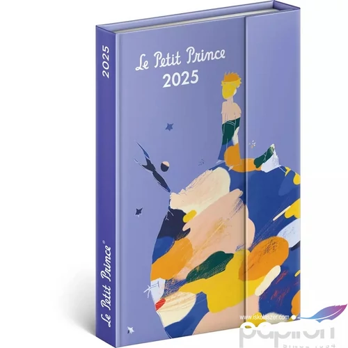 Határidőnapló B/6 2025 Le Petit Prince Monstera 11×16cm mágnesz Realsystem 2025 kollekció!