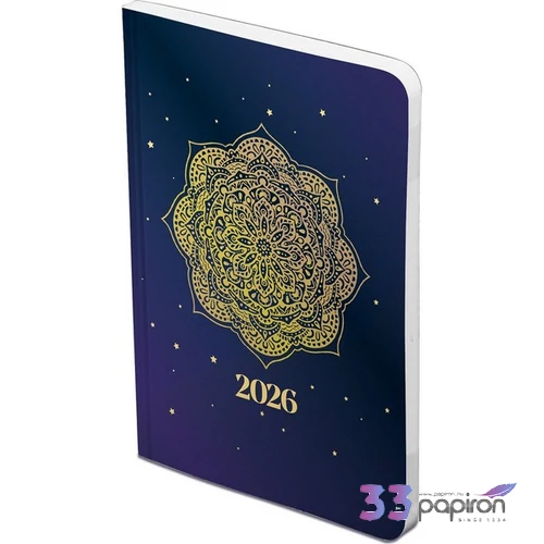 Határidőnapló Joy Flexi 2026 F012 B6 Flexi Heti Mandalás Toptimer 2026 kollekció!