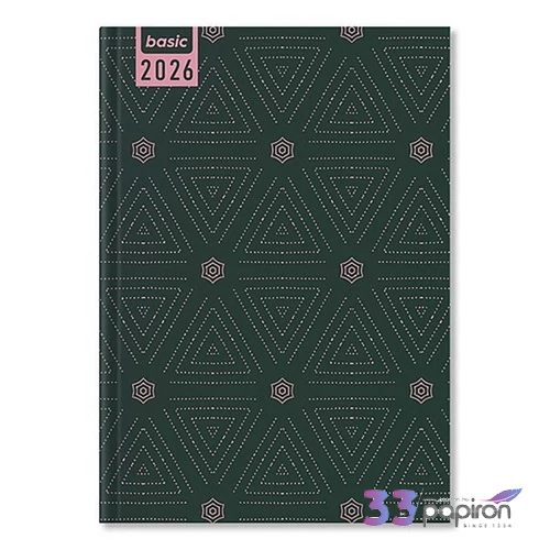 Határidőnapló Period 2026 Basic B/5 heti Pattern papír P4114-1960
