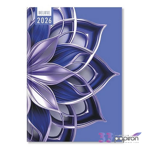 Határidőnapló Period 2026 DELUXE B/5 heti Bloom papír P4114-1966