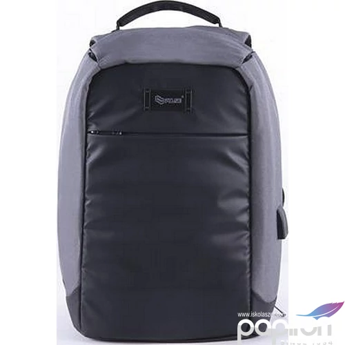 Hátizsák Pulse notebook 15, 6'' lopásbiztos Maze szürke Iskolaszerek Pulse 121535