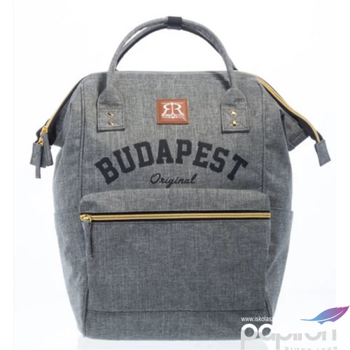 Hátitáska UNISEX BUDAPEST FELIRATOS Gorán-C Magyaros termék