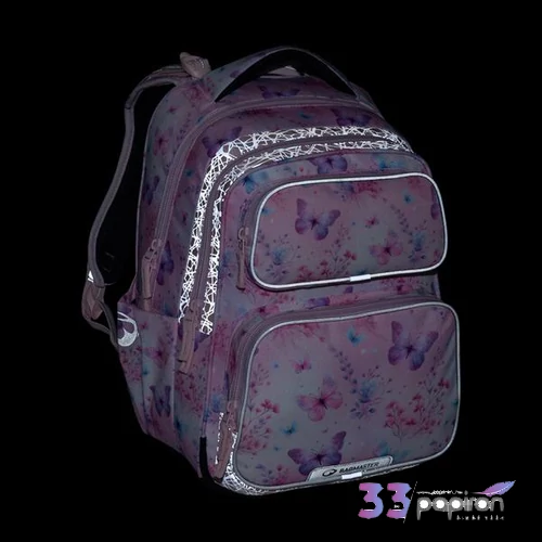 Hátizsák Bagmaster DOPI 25 A Pink pillangók 25