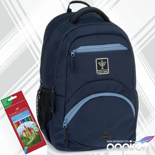 Ars Una ergonómikus hátizsák 2 27L Navy (5382) 24 55833820 prémium 3év garancia