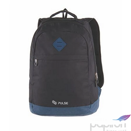 Hátizsák Pulse notebook tartóval Bicolor fekete-kék