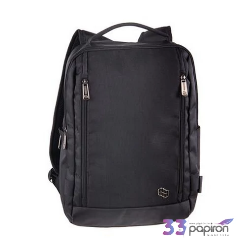 Hátizsák Pulse notebook tartóval Virgo, fekete PLS122225
