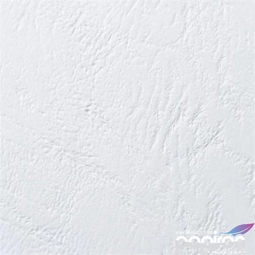 Hátlap A4 250g bőr mintázat GBC LeatherGrain fehér