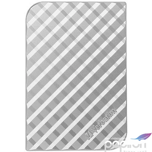 HDD merevlemez 2,5 Verbatim 2TB USB 3.0 Store n Go ezüst 2TB, USB 3.0, VERBATIM Store n Go, ezüst