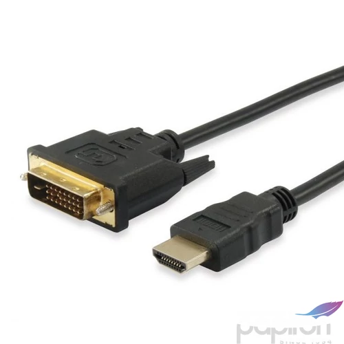 HDMI - DVI-D kábel aranyozott 2 m EQUIP