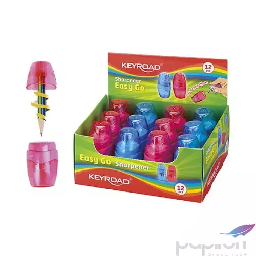 Hegyező 1lyukú Keyroad KR971145 Easy Go tartályos vegyes Iskolaszezonos termék