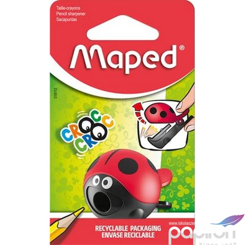 Hegyező 1lyukú Maped tartályos katica és bálna, vegyes formák Egylyukú hegyezők