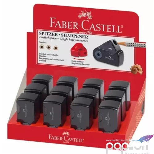 Faber-Castell hegyező Sleeve tartályos fekete prémium minőségű termék 182710