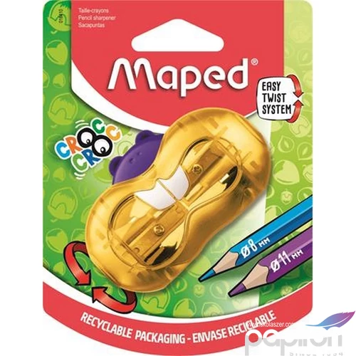 Hegyező kétlyukú Maped tartályos, Croc Croc Twist, hörcsög vegyes színek