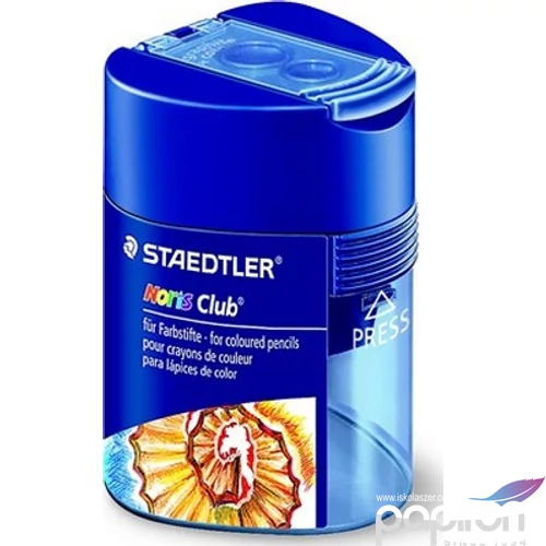 Hegyező 2lyukú Staedtler NorisClub tartályos sötétkék Írószerek Staedler 512 002