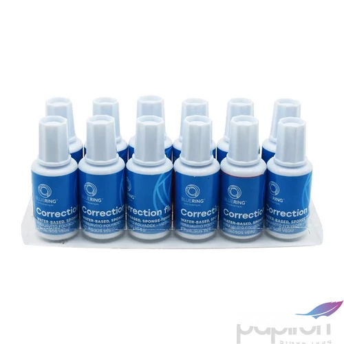 Hibajavító folyadék 20ml vízbázisú szivacsos végű Bluering