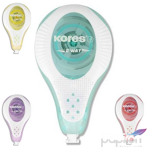 Hibajavító roller Kores 4,2 mm x 8 m, 2WAY Pastel, vegyes pasztell színekben