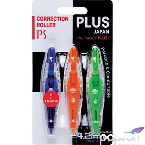 Hibajavító roller Plus 4,2mm x 6m, PS, 3 különböző szín