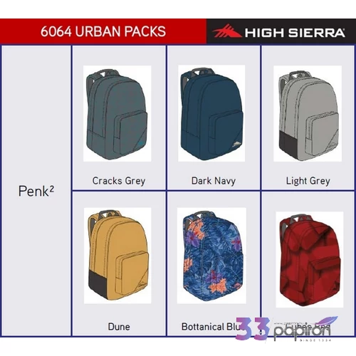 High Sierra laptophátizsák 15, 6 Penk2 - URBAN PACKS LAPTOP BACKPACK
