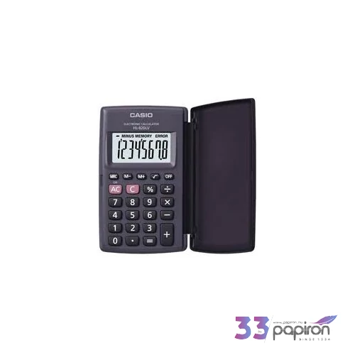 SzámoLógép Casio HL-820LV zsebszámológép 8 számjegyű, NAGY KIJELZŐ, gyökvonás, mű