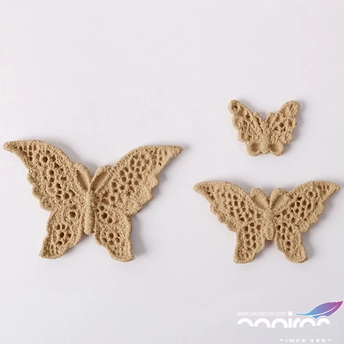 Hőre lágyuló fa Pillangó szett 5 x 3 cm 3 db