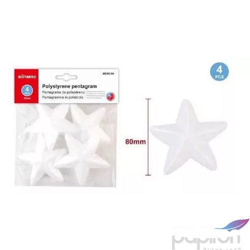 Hungarocel csillag 4db-os 8cm 25