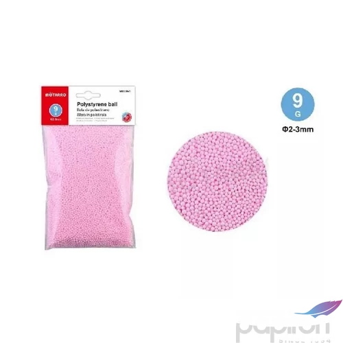 Hungarocel golyók rózsaszín 2-3mm 9g 25