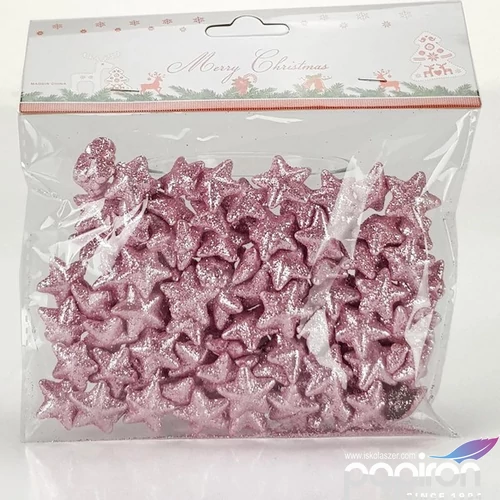 Hungarocell csillag kicsi csillámos rosegold, 2cm 