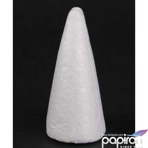 Hungarocell kúp 15cm Hungarocell dekoráció 15x6cm