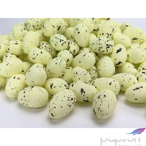 Húsvéti tojás 2x3cm festett Hungarocell tojás, sárga