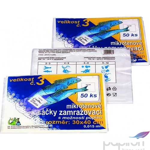 Hűtőtasak EKOZ 30X40 17mikronos SZM-0005
