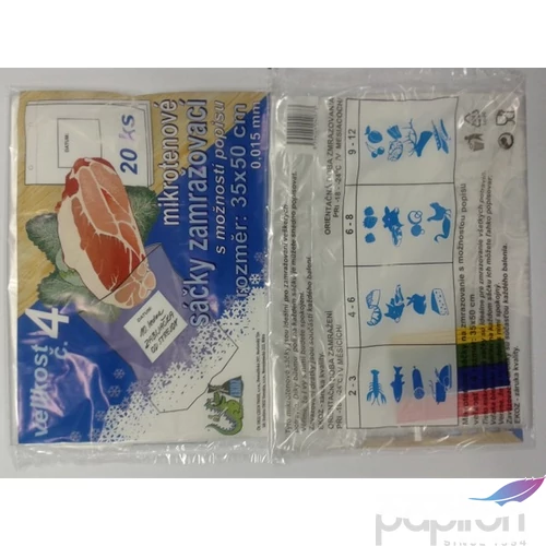 Hűtőtasak EKOZ 35X50 17mikronos SZM-0006
