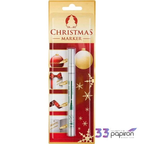 ICO Christmas Marker M ezüst bliszteres 